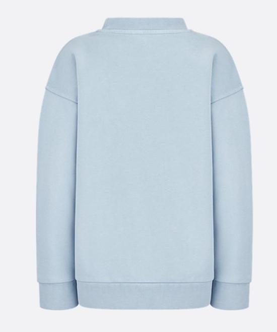 26SS [키즈] 디올 캐시미어 니트 6SBM23SWEB 516 Stoned blue - DIOR