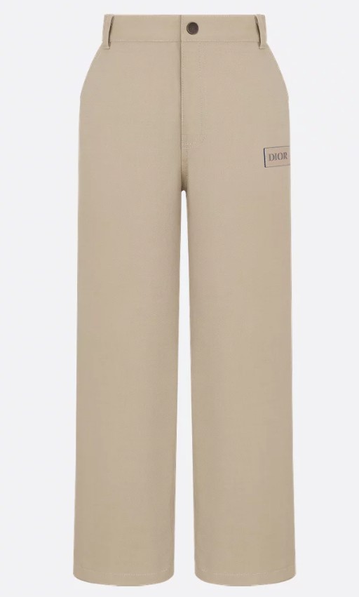 26SS [키즈] 디올 스트레이트 팬츠 6SBM21PANL 028 Beige