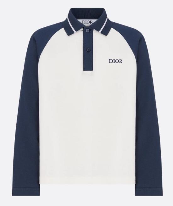 26SS [키즈] 디올 티셔츠 6SBM23POLA 29B White