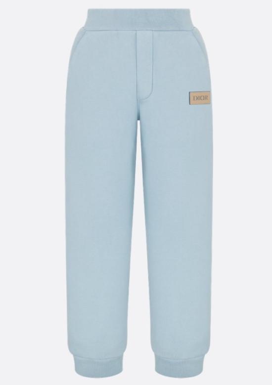 26SS [키즈] 디올 트레이닝/조거 팬츠 6SBM23PANB 516 Stoned blue