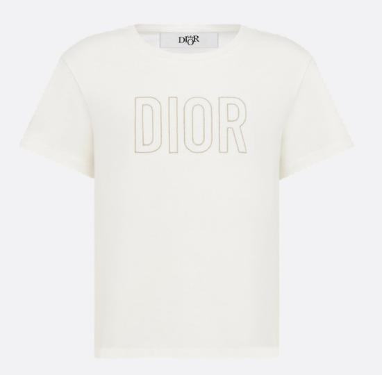 26SS [키즈] 디올 티셔츠 6SBM13TEEZ 013 Beige