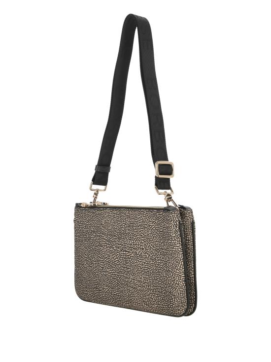 26SS 보르보네제 숄더백 934119I15 X11 Op naturale nero - BORBONESE