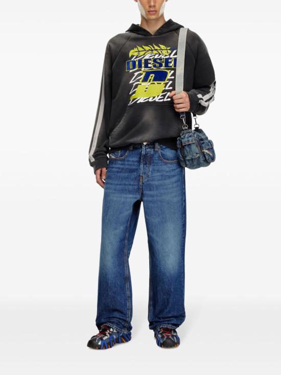 26SS 디젤 2001 D 매크로 릴렉스 핏 데님 팬츠 A11598 09I2701 Blue - DIESEL