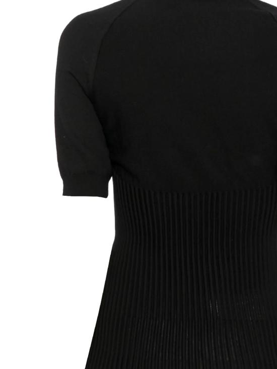 26SS 알라이아 반팔 티셔츠 AA9H1403K137C 995 NOIR ALAIA - ALAIA