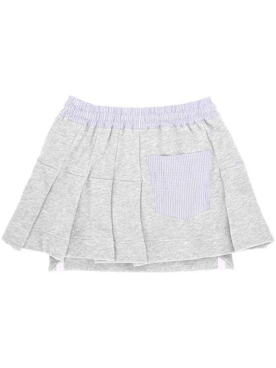 26SS 비비안웨스트우드 미디 스커트 1J01000K J00ASO102 GREY WHITE STRIPES - VIVIENNE WESTWOOD