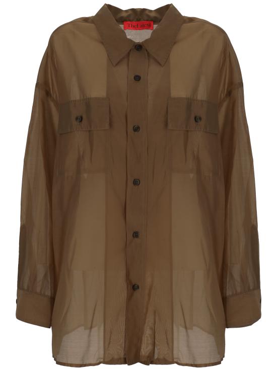 26SS 더 레이티스트 셔츠 TLW04010T0161ABTP T0032 Brown