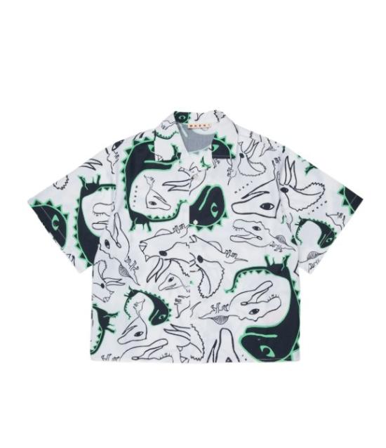 26SS [키즈] 마르니 셔츠 M01711 M00WD0M100