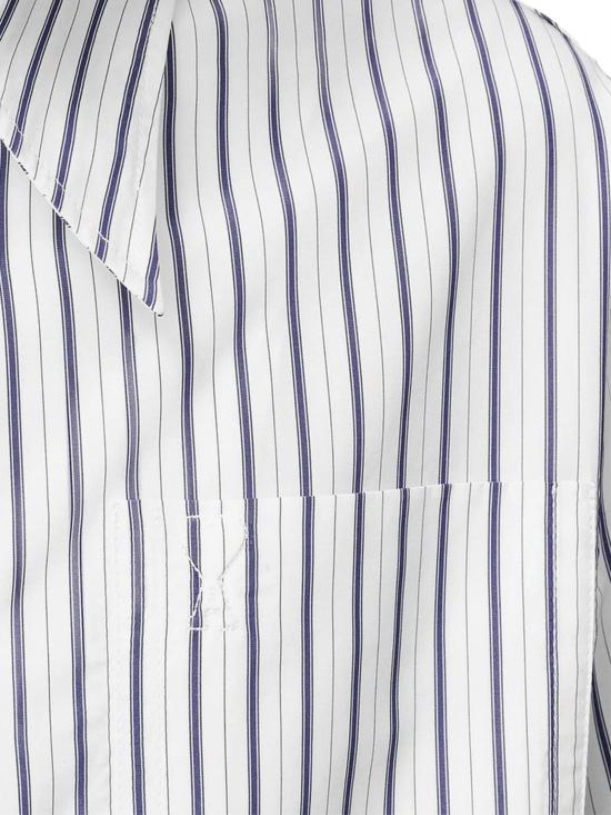 26SS 아미 긴팔 셔츠 USH808 CO0220A074 BLANC ENCRE - AMI