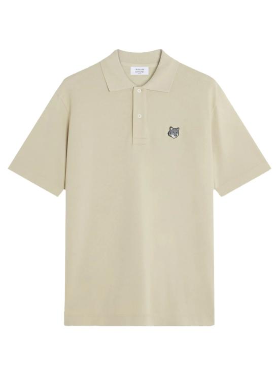 26SS 메종키츠네 폭스 헤드 컴포트 폴로 티셔츠 PM00210KP0001 0450 TEA LEAF