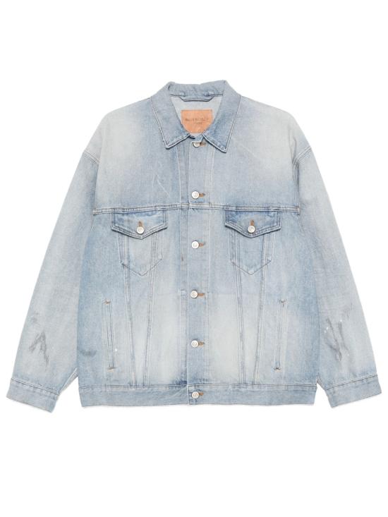 26SS 발렌시아가 레귤러 핏 데님 재킷 861410 TTWB14009 Blue