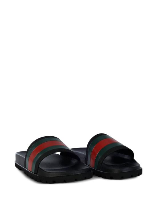 26SS 구찌 웹 러버 슬라이드 샌들 429469 GIB101098 Red - GUCCI