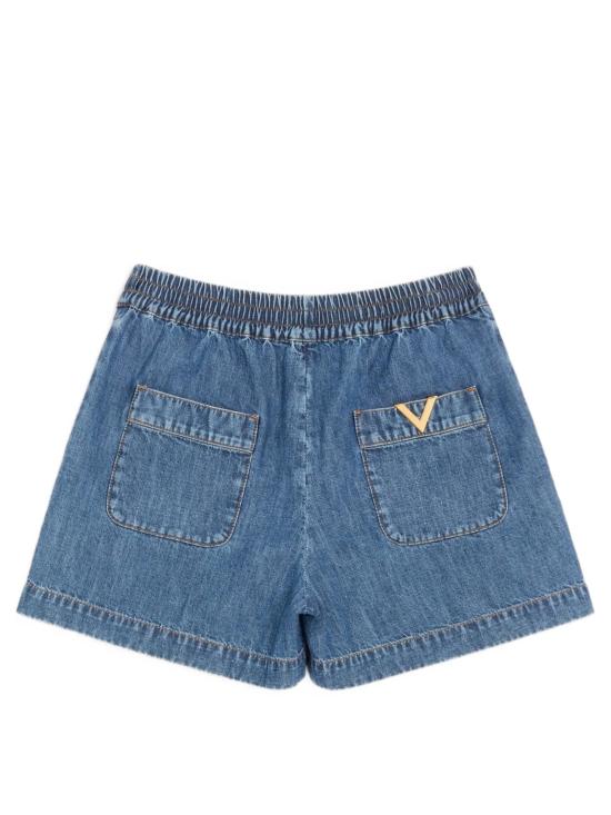 26SS 발렌티노 PAP 숏팬츠 8B3DD550 9YA558 MEDIUM BLUE DENIM - VALENTINO PAP