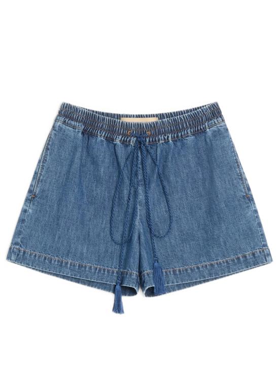 26SS 발렌티노 PAP 숏팬츠 8B3DD550 9YA558 MEDIUM BLUE DENIM