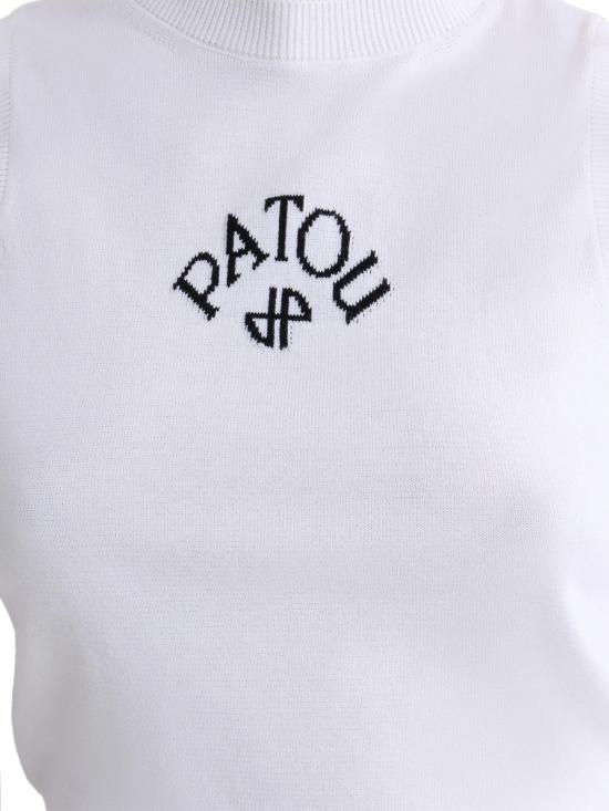 26SS 파투 스웨터 KN346 8091001W White - PATOU