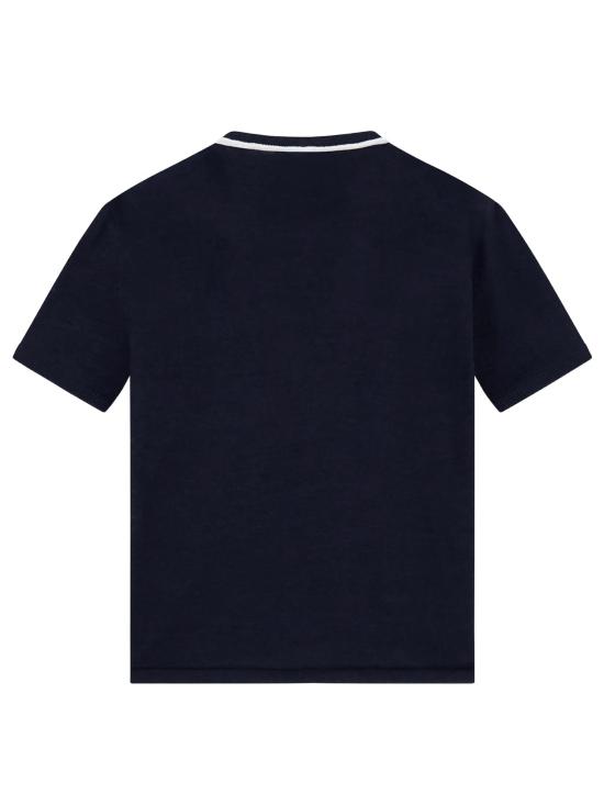 26SS 조르지오 아르마니 스웨터 GM003520 AF24710FB010 BLUE IVORY - GIORGIO ARMANI