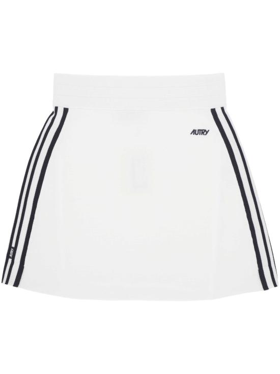 26SS 오트리 미디 스커트 SKPW 031WKNIT WHITE