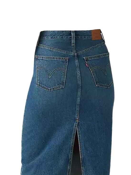 26SS 리바이스 미디 스커트 001VH 0006 Blue - LEVI'S