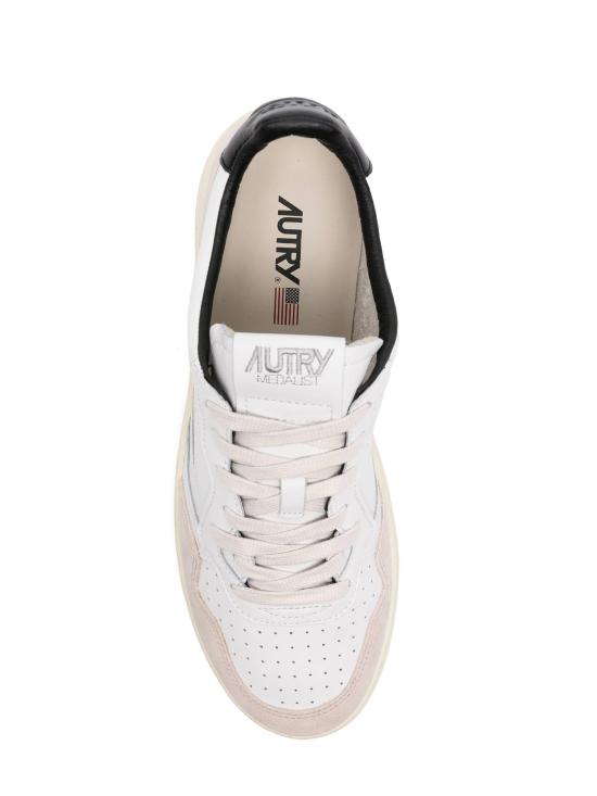 26SS 오트리 메달리스트 로우 스니커즈 AULM MA04WHT BLACK - AUTRY