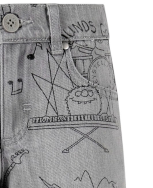 26SS [키즈] 스텔라 맥카트니 스트레이트 팬츠 TY6P10 Z3544909NE - STELLA MCCARTNEY