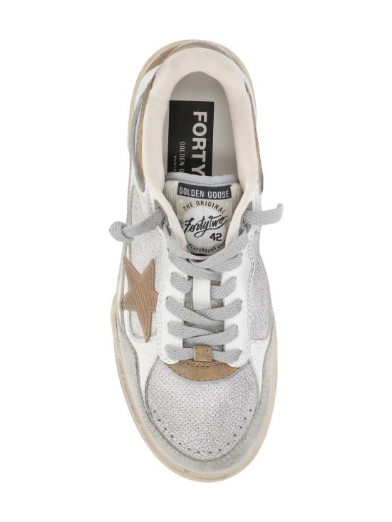 26SS 골든구스 포티 2 스니커즈 GWF00630 F00795711981 WHITE BEIGE TABACCO - GOLDEN GOOSE