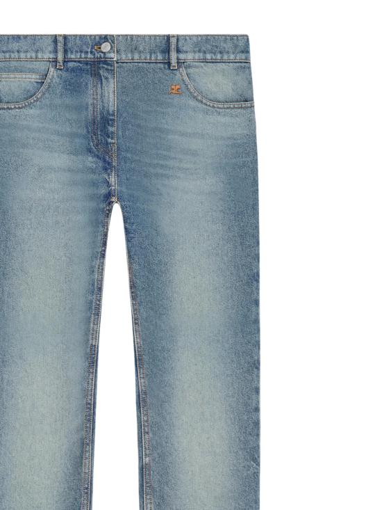 26SS 쿠레쥬 데님 팬츠 126DPA673DE0058 7055 DENIM BLUE DELAVE - COURREGES