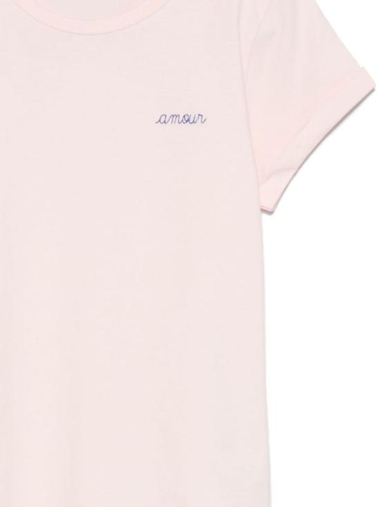 26SS 메종 라비쉬 반팔 티셔츠 WWPOITOUAMOUR ENGLISH PINK - MAISON LABICHE