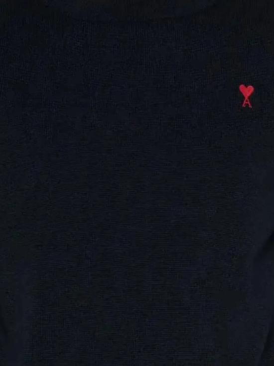 26SS 아미 ADC 크루넥 스웨터 HKS826 001414 Navy red - AMI