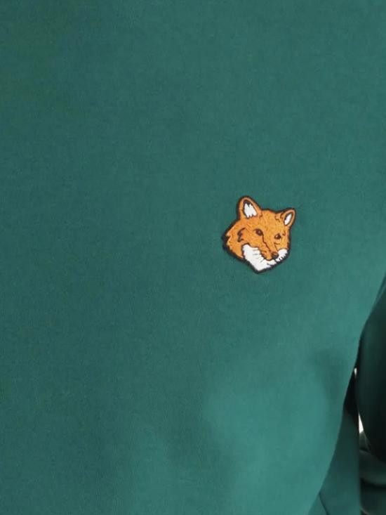 26SS 메종키츠네 폭스 헤드 레귤러 폴로 티셔츠 PM00303KM0340 P399 Green - MAISON KITSUNE