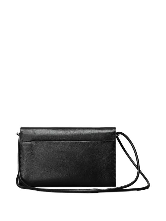 26SS 아미 레더 부레즈부 월렛 스트랩 ULL164 AL0052001 Black - AMI