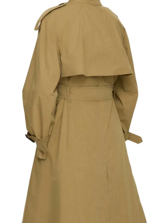 26SS 버버리 롱 캔버스 피츠로비아 트렌치 코트 8118557 X LIGNUM BROWN - BURBERRY