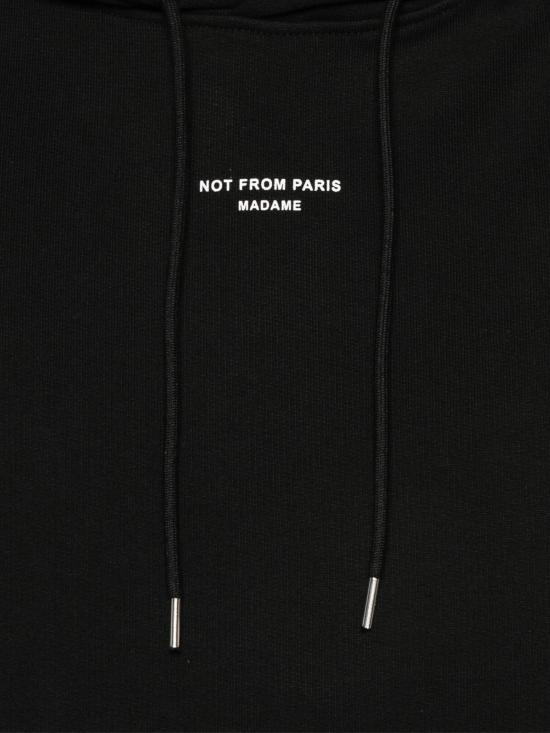 26SS 드롤드무슈 후드 티셔츠 PERMHO161CO127 BL Black - DROLE DE MONSIEUR