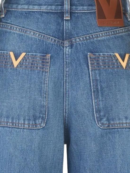 26SS 발렌티노 PAP 데님 팬츠 8B3DD29K 9Y8558 MEDIUM BLUE DENIM - VALENTINO PAP