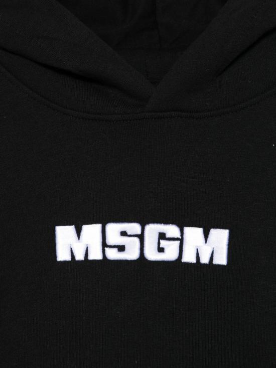 26SS [키즈] 엠에스지엠 트레이닝 상의 S6MSJUHS010 110 Black - MSGM