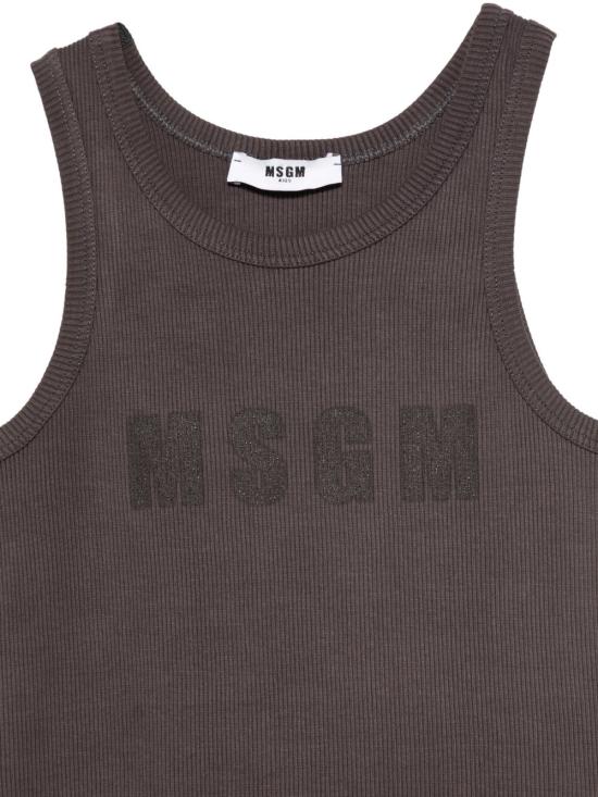 26SS [키즈] 엠에스지엠 티셔츠 S6MSJGTA159 103 Grey - MSGM
