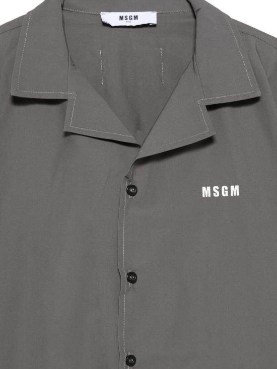 26SS [키즈] 엠에스지엠 셔츠 S6MSJBSI156 103 Grey - MSGM