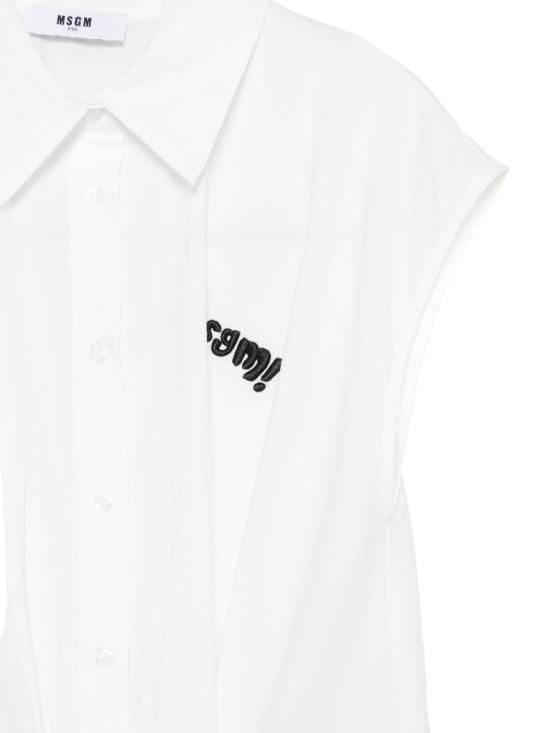 26SS [키즈] 엠에스지엠 원피스 S6MSJGDR126 001 White - MSGM