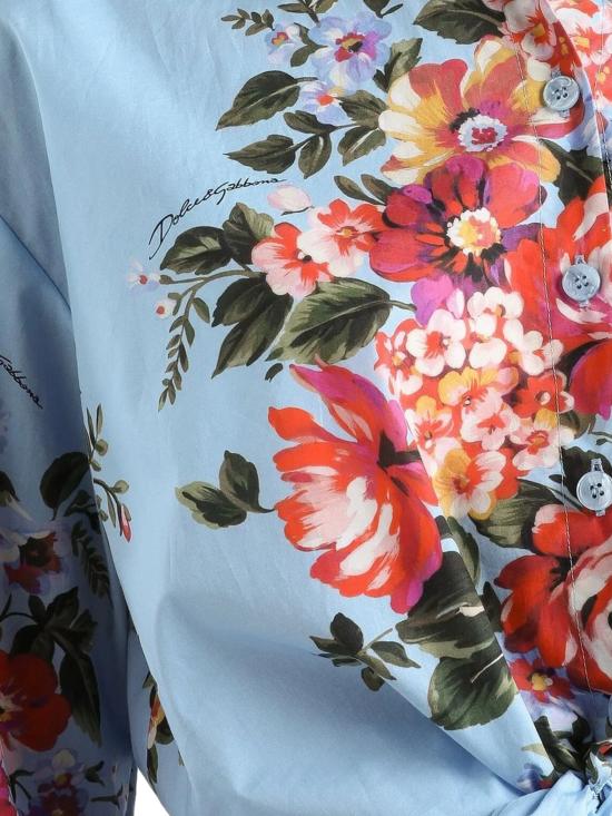 26SS 돌체앤가바나 셔츠 F5T76T HS5UUHC5ZO MAZZO FIORI CELESTE - DOLCE & GABBANA