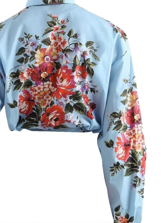 26SS 돌체앤가바나 셔츠 F5T76T HS5UUHC5ZO MAZZO FIORI CELESTE - DOLCE & GABBANA