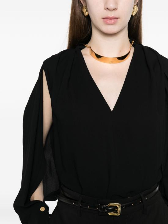 26SS 엘리자베타프랜치 셔츠 CA12961E2 110 Black - ELISABETTA FRANCHI