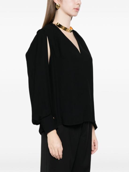 26SS 엘리자베타프랜치 셔츠 CA12961E2 110 Black - ELISABETTA FRANCHI