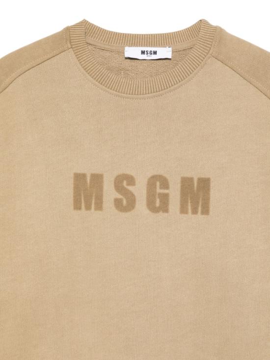 26SS [키즈] 엠에스지엠 트레이닝 상의 S6MSJUSW153 094 Beige - MSGM