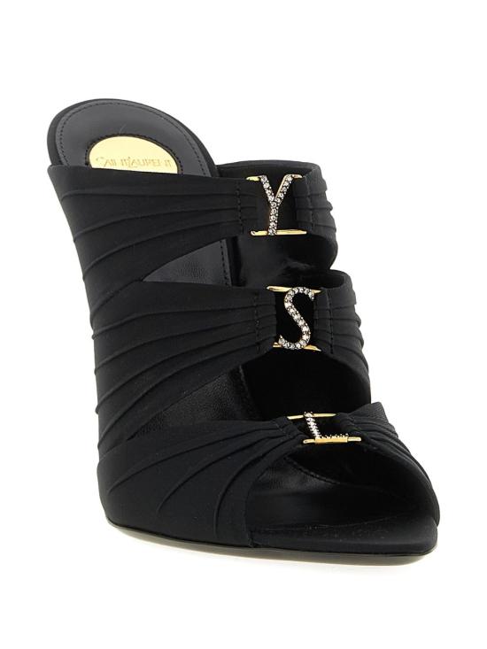 26SS 생로랑 샌들 859545 AAF4G1097 NERO CRYSTAL LIGHT B - SAINT LAURENT