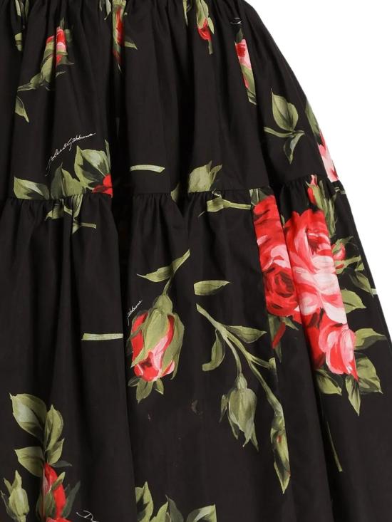 26SS 돌체앤가바나 미디 스커트 F4CB1T HS5UTHN5ZN Black - DOLCE & GABBANA