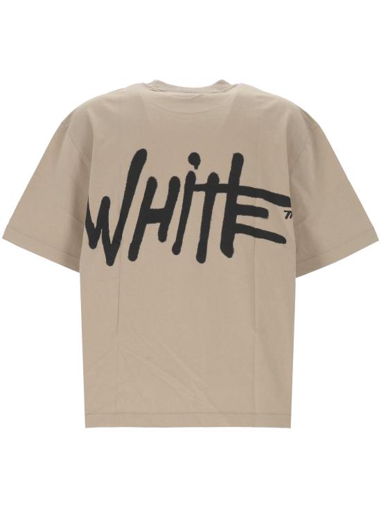 26SS 오프화이트 반팔 티셔츠 44MAA120S26J00T 250 FADE OUT STONE - OFF WHITE