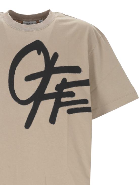 26SS 오프화이트 반팔 티셔츠 44MAA120S26J00T 250 FADE OUT STONE - OFF WHITE