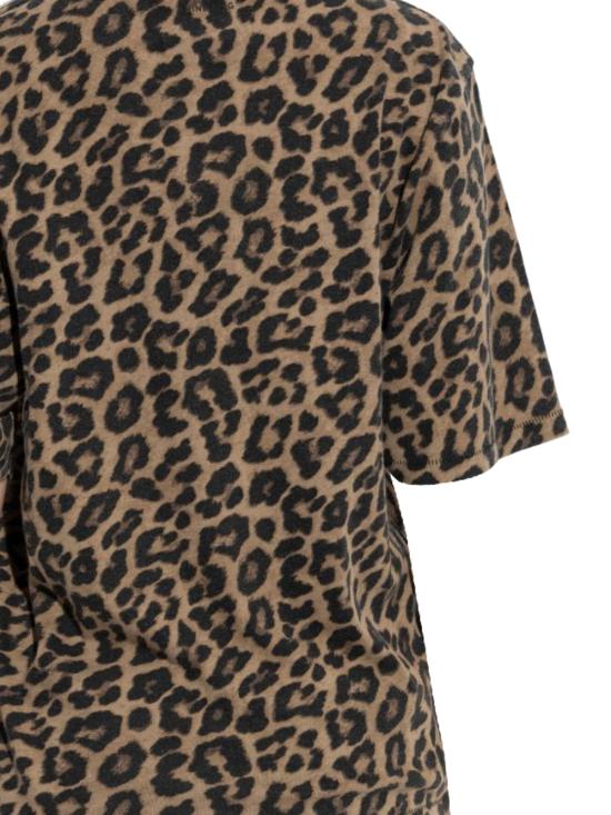 26SS 애니빙 반팔 티셔츠 A0811154MTL59 LEOPARD Brown - ANINE BING