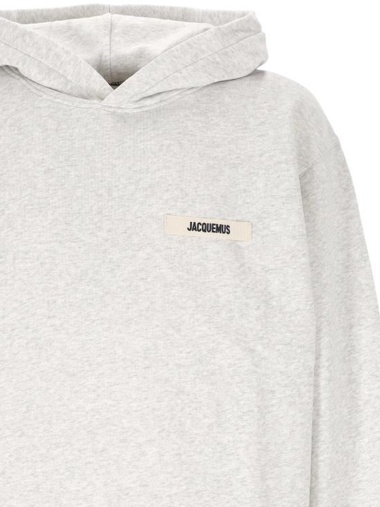 26SS 자크뮈스 그로그랭 후드 티셔츠 HOM00247AJ00126 950 Grey - JACQUEMUS