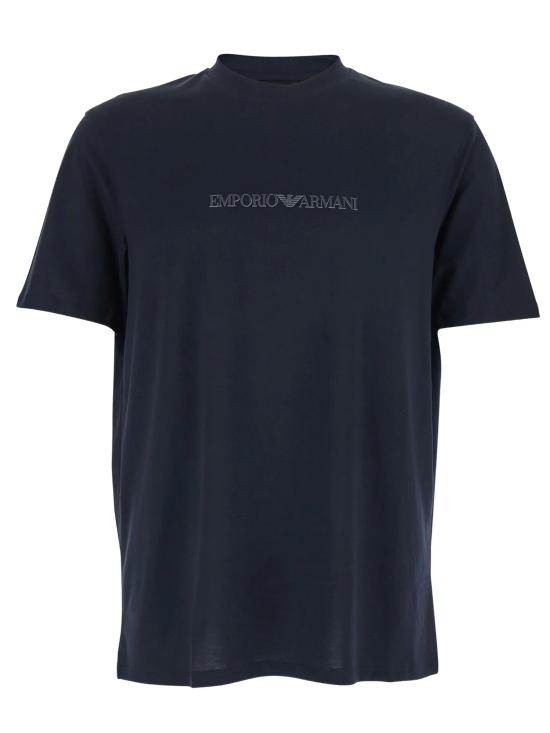 26SS 엠포리오 아르마니 반팔 티셔츠 EM004583 AF13669MB563 NAVY EA LOGO