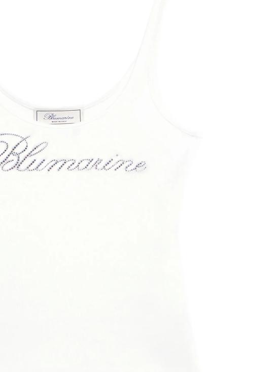26SS 블루마린 긴팔 티셔츠 P622T129A N0103 Natural white - BLUMARINE