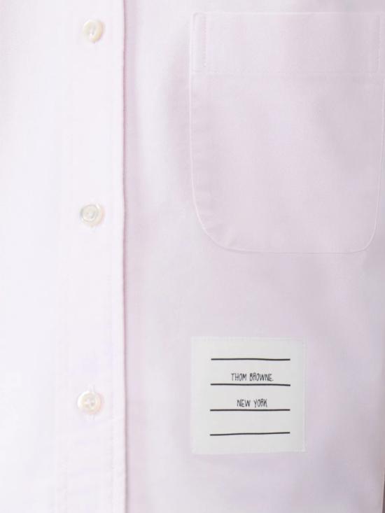 26SS 톰브라운 옥스포드 크롭 숏 슬리브 셔츠 FLL205A F0313680 LT PINK - THOM BROWNE